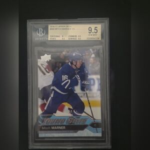 2016-17 Upper Deck Mitch Marner Young Guns Card Beckett 9.5